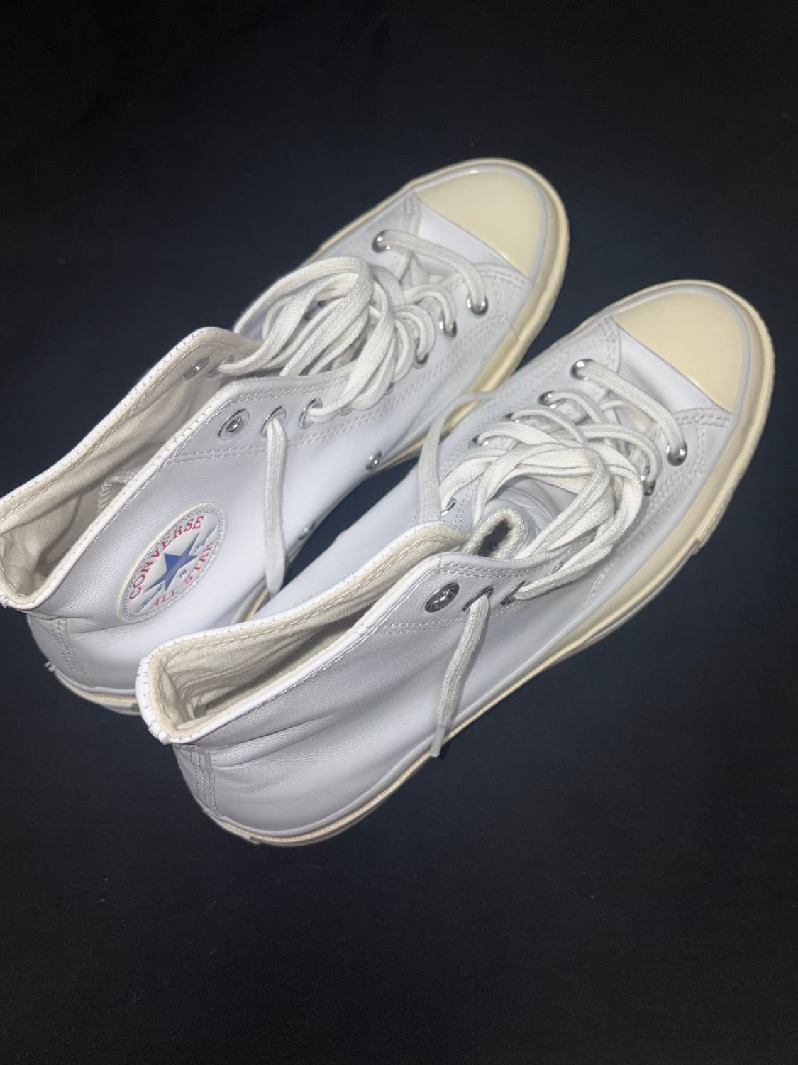 컨버스 화이트 레더  상품이미지2