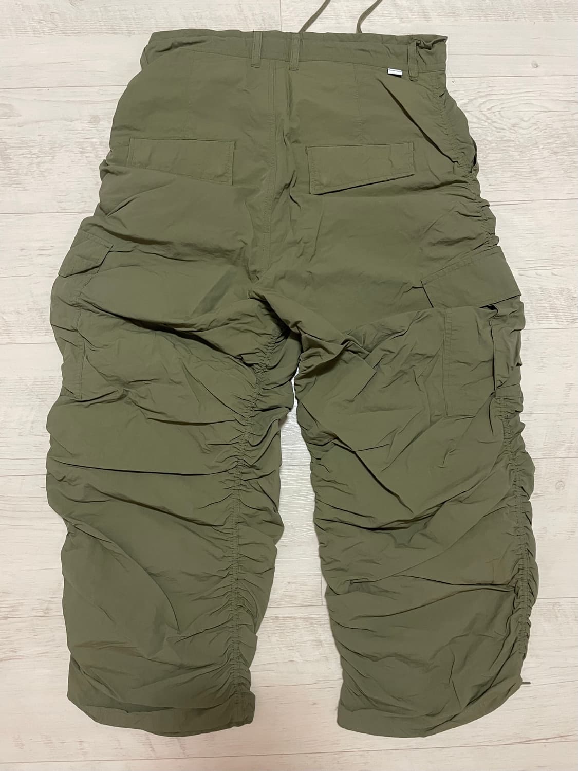 엑스톤즈 셔링 카고 팬츠 카키 상품이미지2