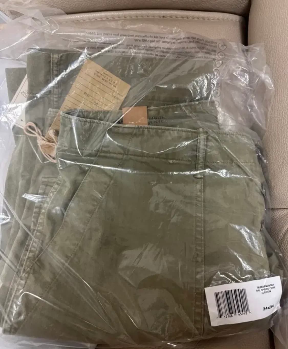 더블알엘 RRL 헤링본 퍼티그 유틸리티 팬츠 34*34(미착용 새상품) 상품이미지2