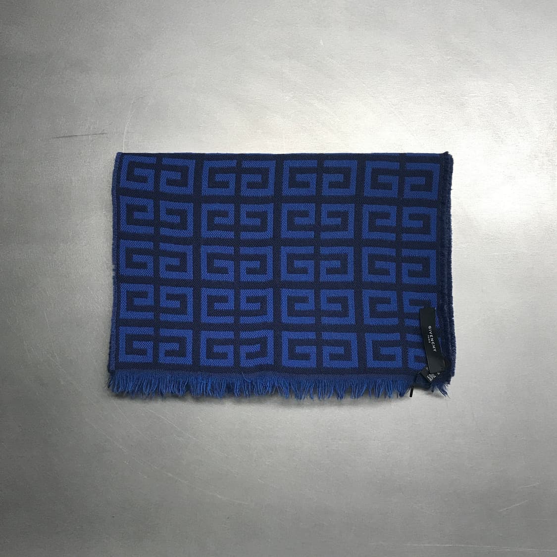 지방시 로고 머플러 블루 상품이미지2