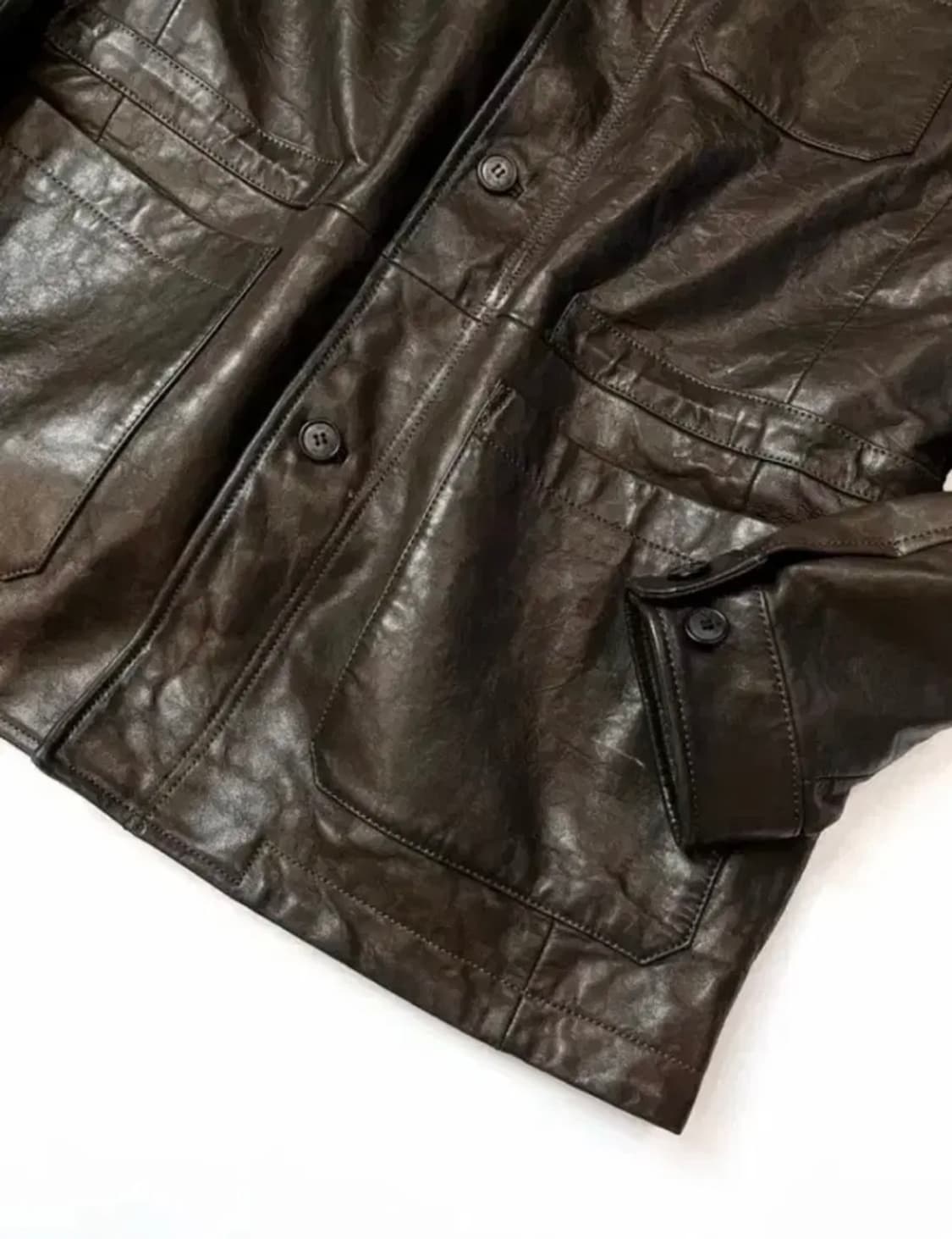 빨질레리 레더 초어 자켓 52(XL, 105-110) 드레익스 상품이미지3