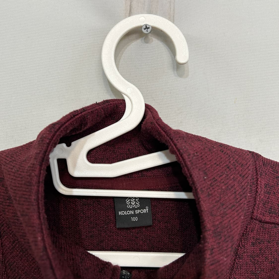 코오롱 남성 반집업 티셔츠 100  상품이미지2