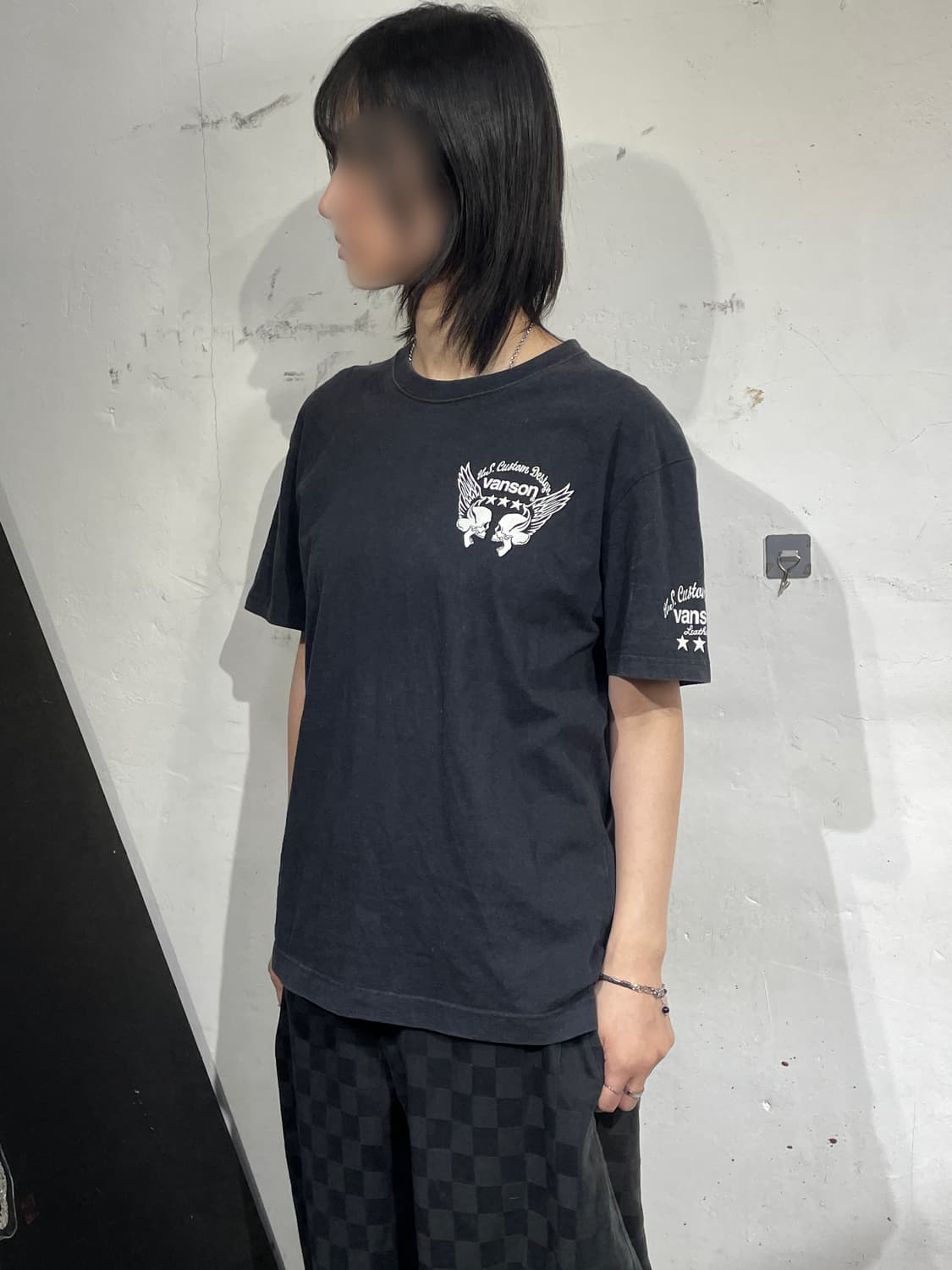 벤슨 레더 해골 오리엔탈 반팔티 XL 상품이미지2