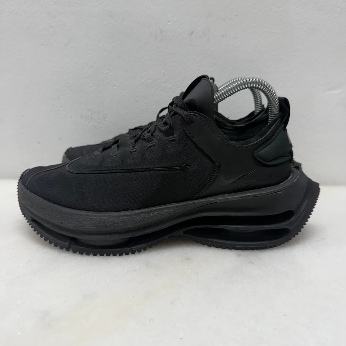 (250)나이키 운동화 줌 더블 스택트 올블랙 상품이미지5