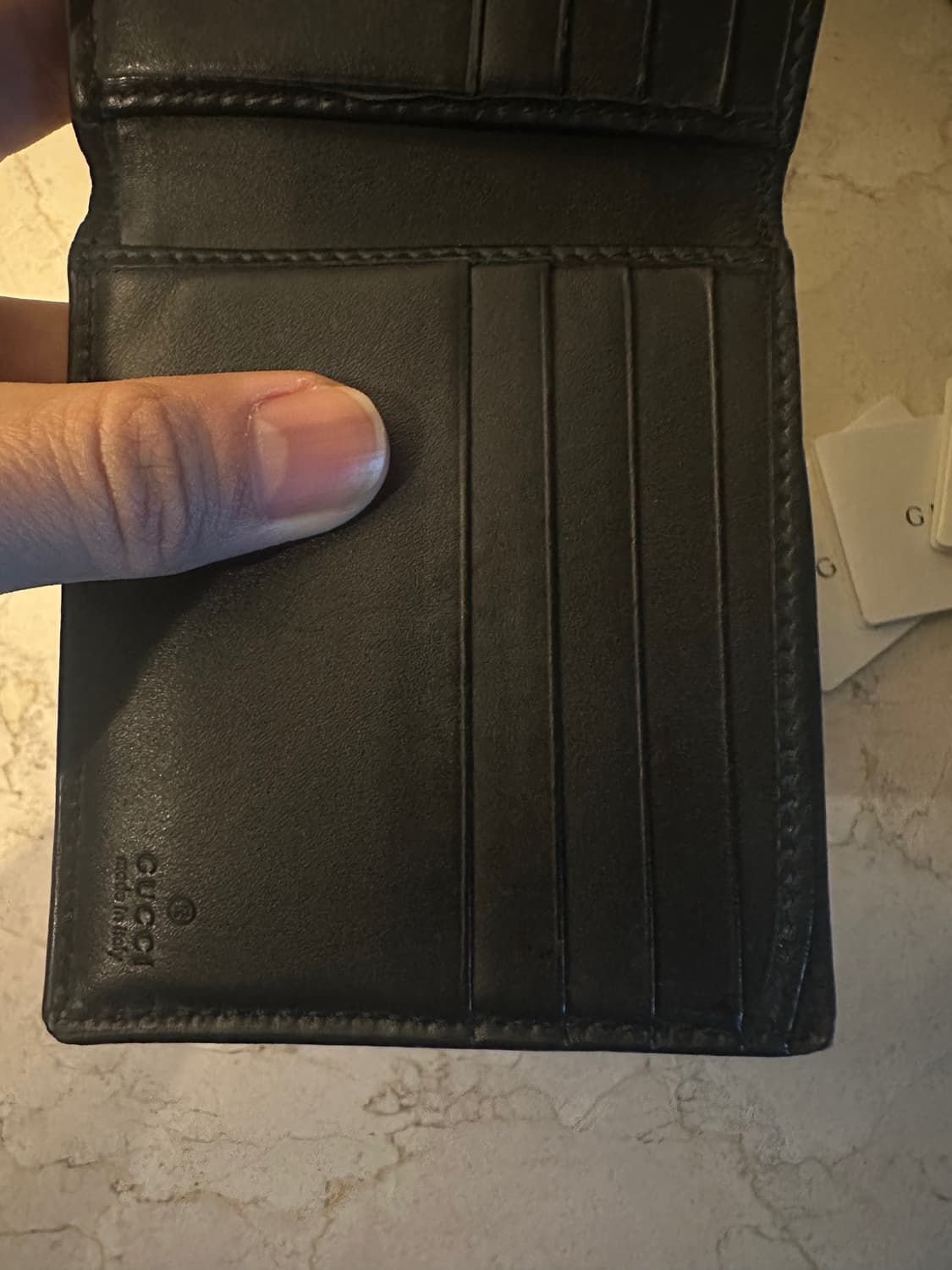 구찌 타이거 프린트 지갑 GG 슈프림 베이지 에보니 상품이미지8