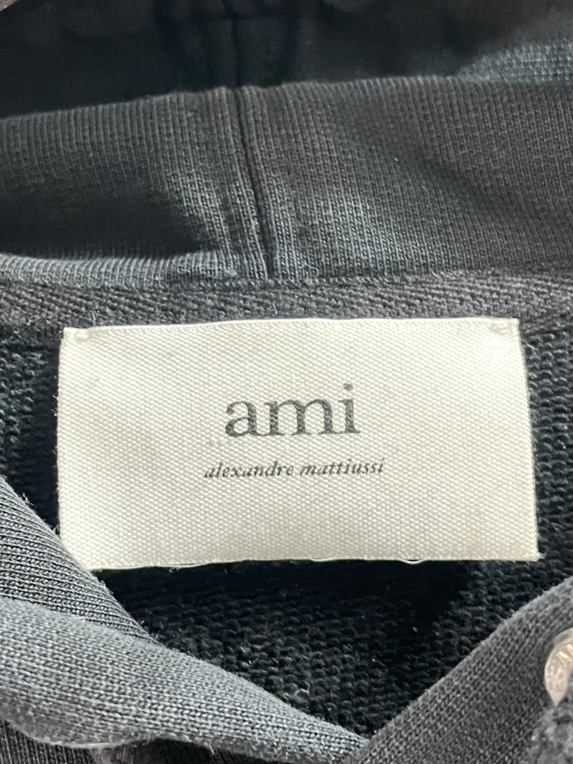 아미 스몰로고 헤비 후드티 (on.281) 상품이미지4