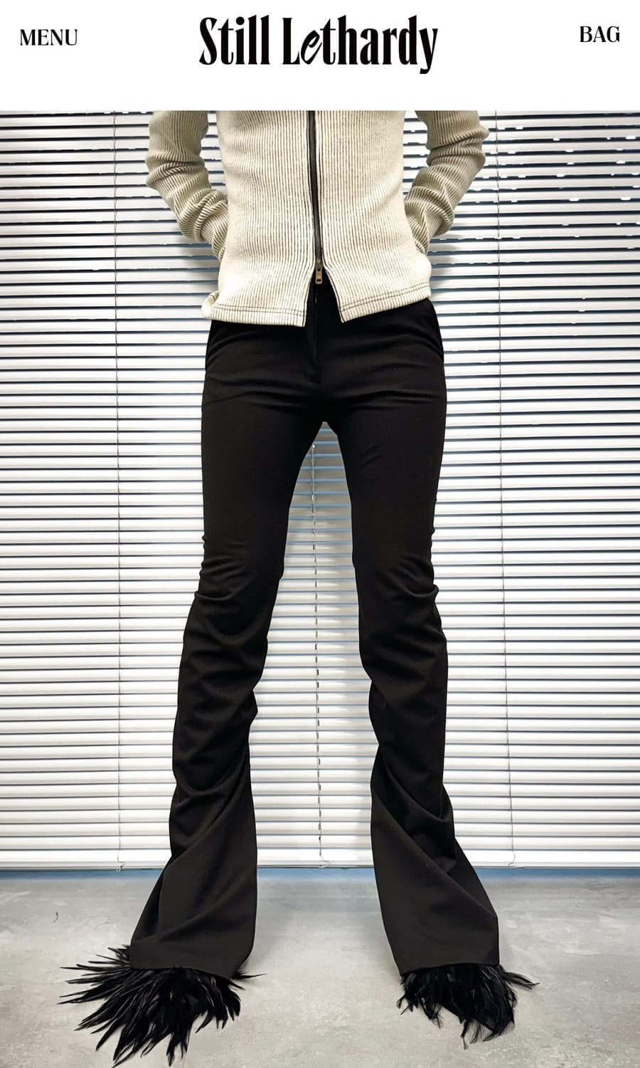 스틸레써디 KNEE-TUCK PANTS 상품이미지1