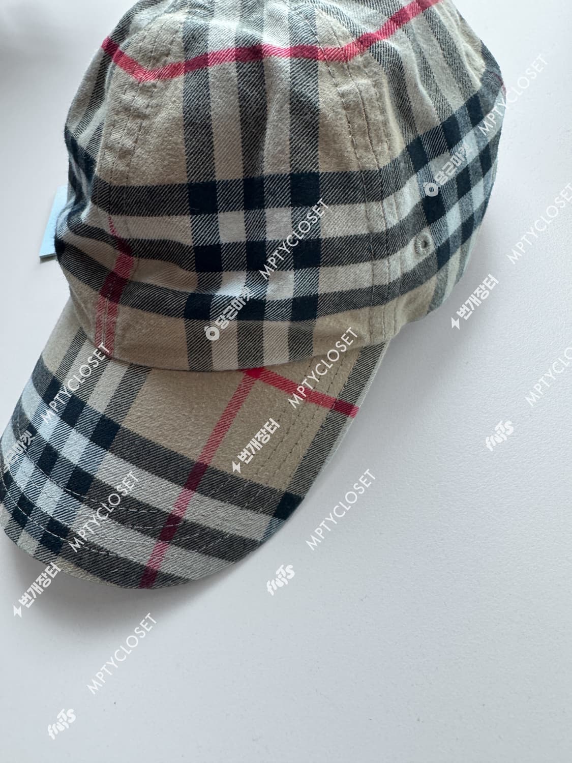 버버리 체크 코튼 볼캡 L 8075641 상품이미지3
