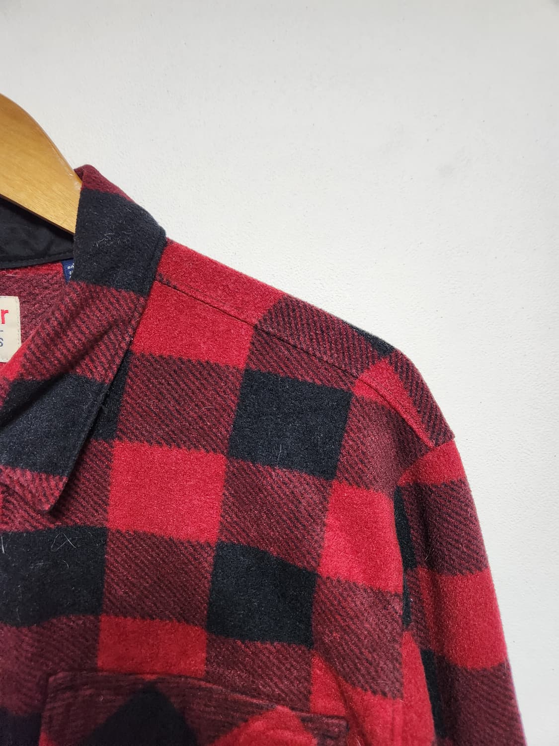 랭글러Wrangler 체크 플란넬 셔츠 XL - S76 상품이미지3