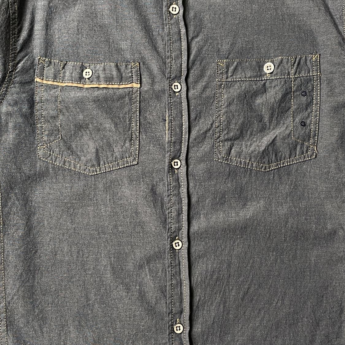 BRITCHES 빈티지 코튼 샴브레이 워크 셔츠 A00627 상품이미지4