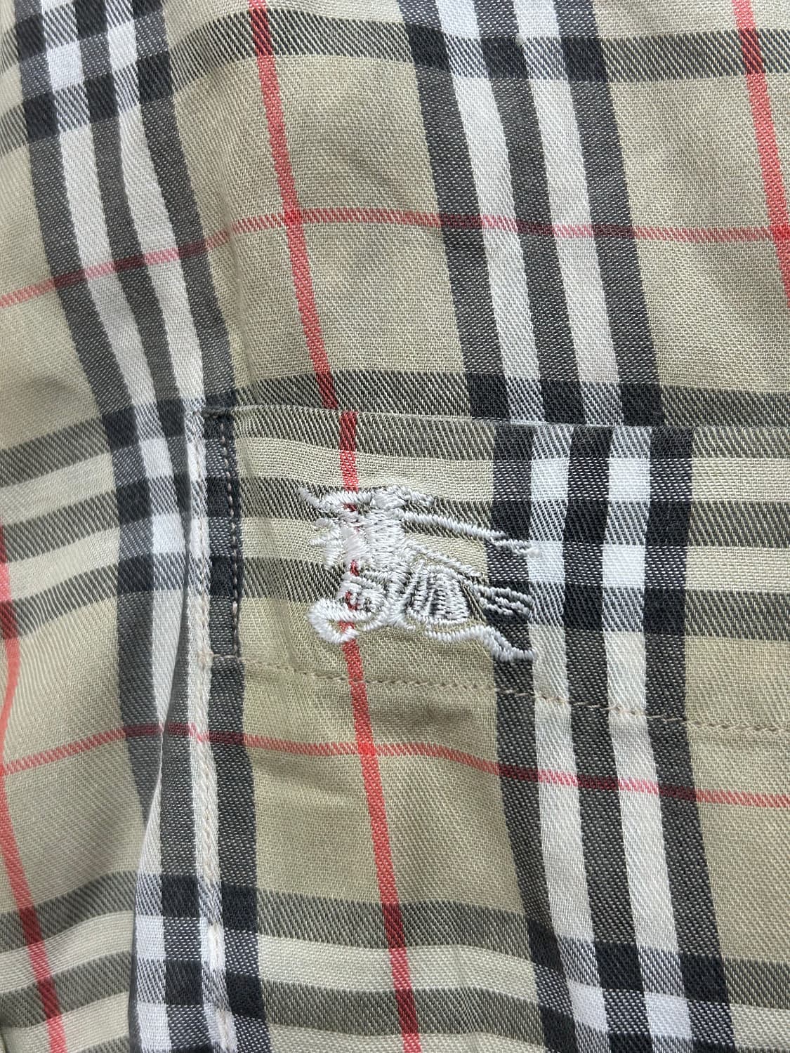 버버리 노바체크 반팔셔츠(XL) 상품이미지6