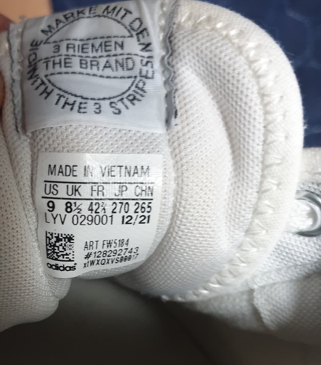 아디다스 니짜 트레포일 캔버스 스니커즈 (270) FW5184 상품이미지8