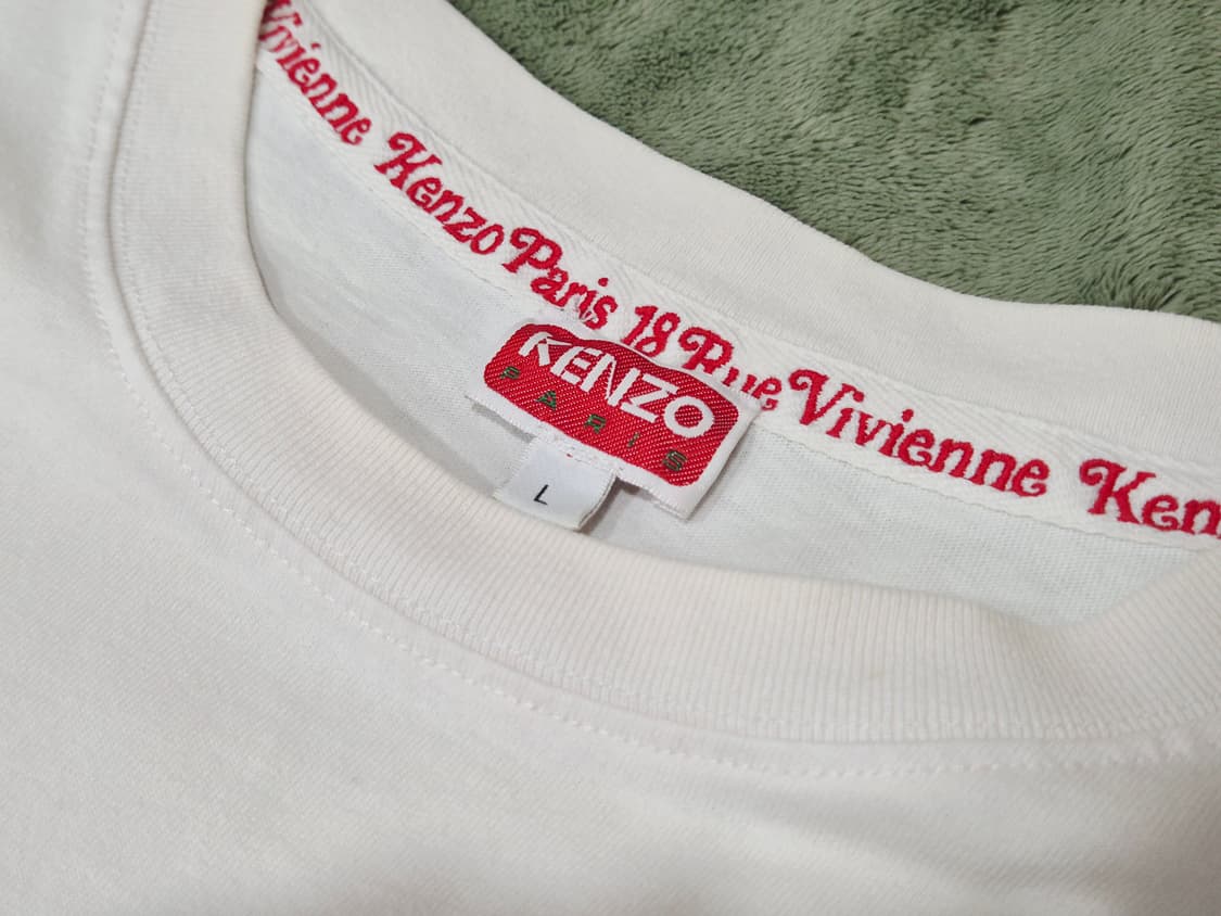 겐조 베르디 벨벳 로고 반팔 티셔츠 상품이미지5