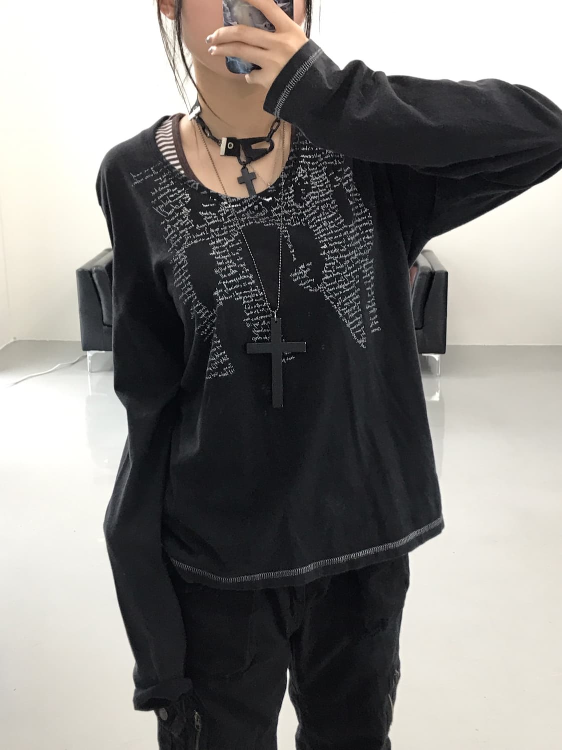  PPFM Y2k Graphic Long Sleeve T-Shirts 상품이미지3