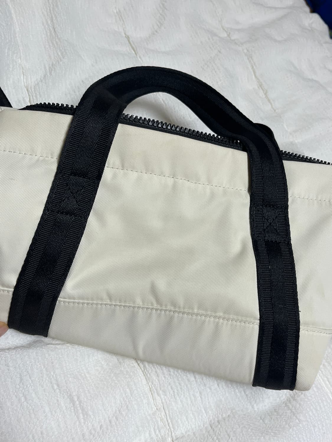 헌터 나일론 탑클립 미니 토트백_소프트샌드 상품이미지7