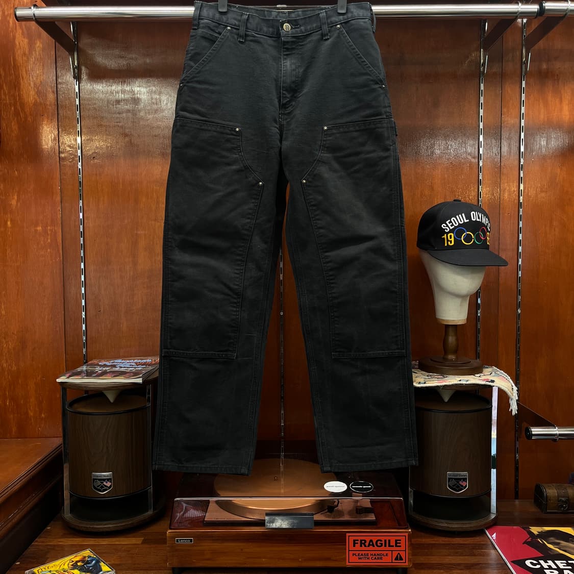 칼하트 B136 BLK 더블니 카펜터 팬츠 [ 32 ] 상품이미지1