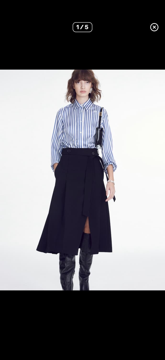 렉토 스트라이프 셔츠블라우스 44-66 정품 상품이미지6