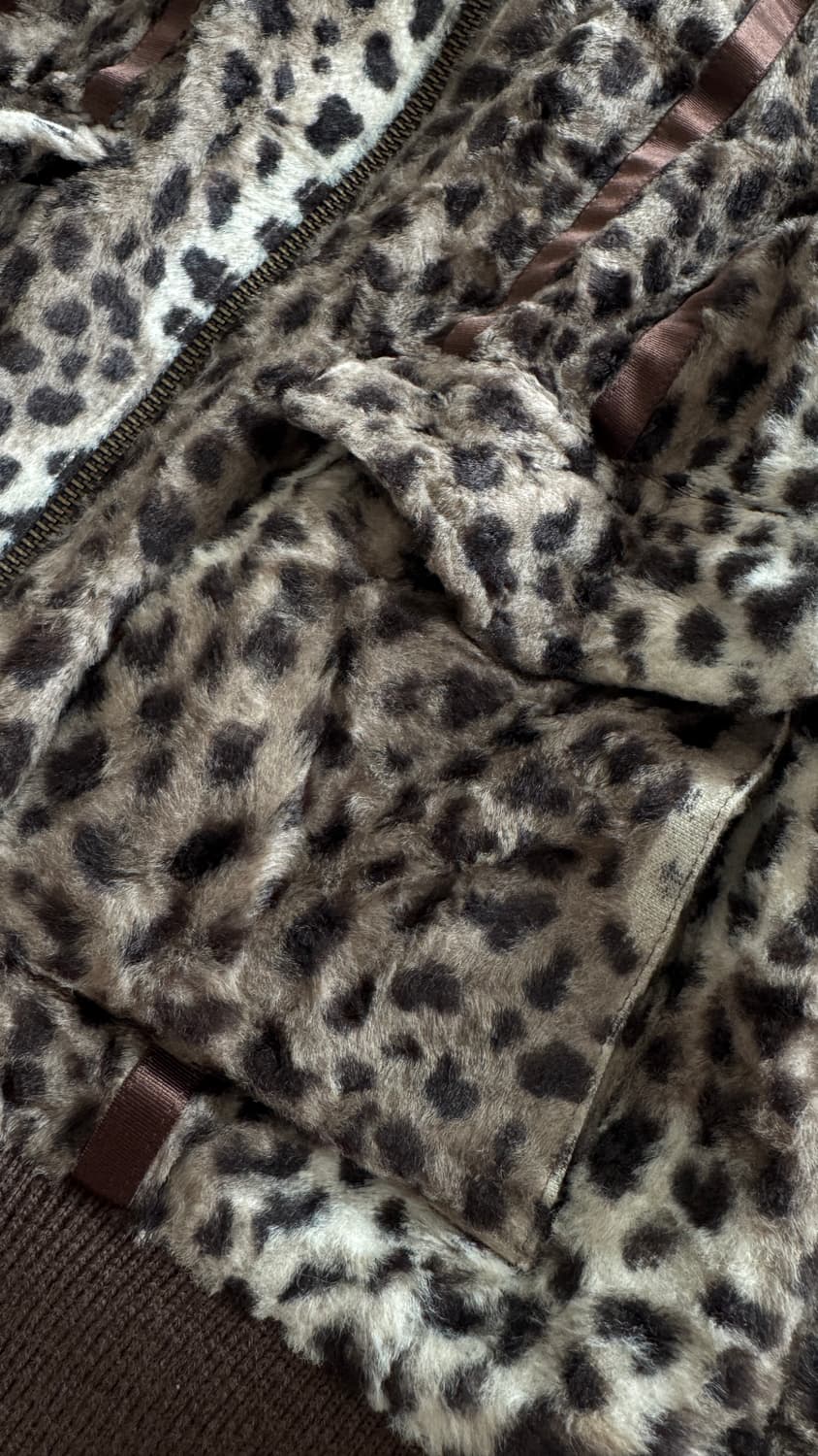 And A 호피 레어파드 집업 상품이미지3