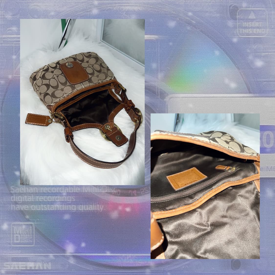 코치 브라운 미니 숄더백 상품이미지6