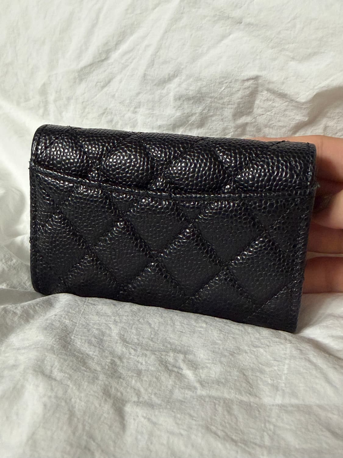 샤넬 캐비어 블랙 카드지갑 (레플) 상품이미지3