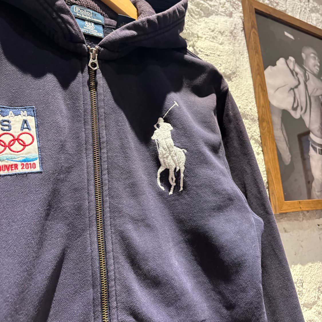 폴로 빅포니 벤쿠버2010 올림픽 USA 후드집업 상품이미지3