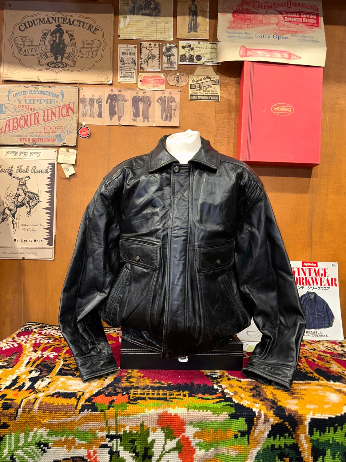 ( XL-2XL ) 가죽자켓 봄버자켓 레더자켓 a2가죽 오버핏가죽 상품이미지1