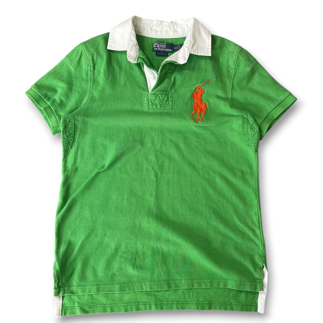 폴로랄프로렌 그린 커스텀핏 빅포니 카라티S 상품이미지1