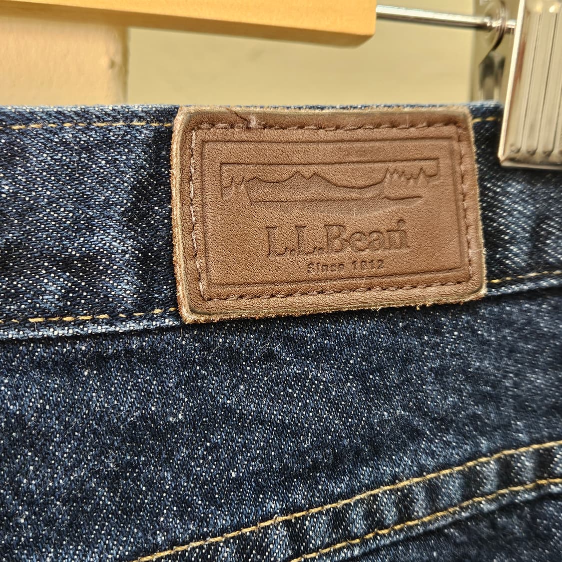 엘엘빈 릴렉스핏 데님 중청 상품이미지4