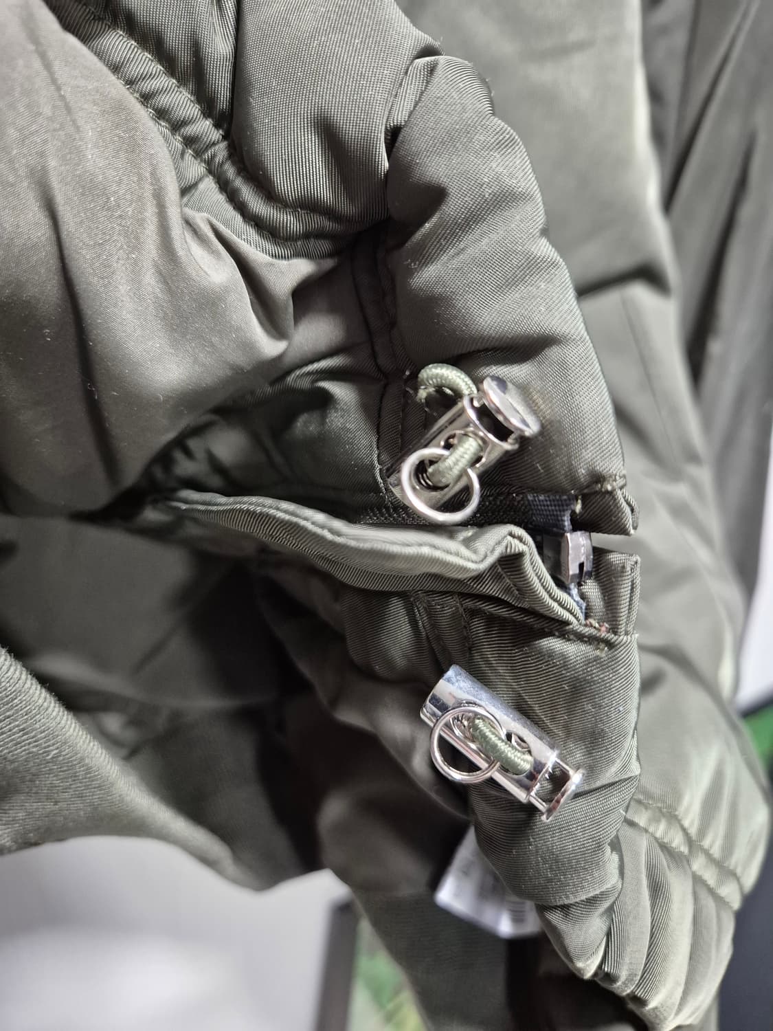 제너럴아이디어 크롭 MA-1 봄버 자켓 카키.새상품 상품이미지4