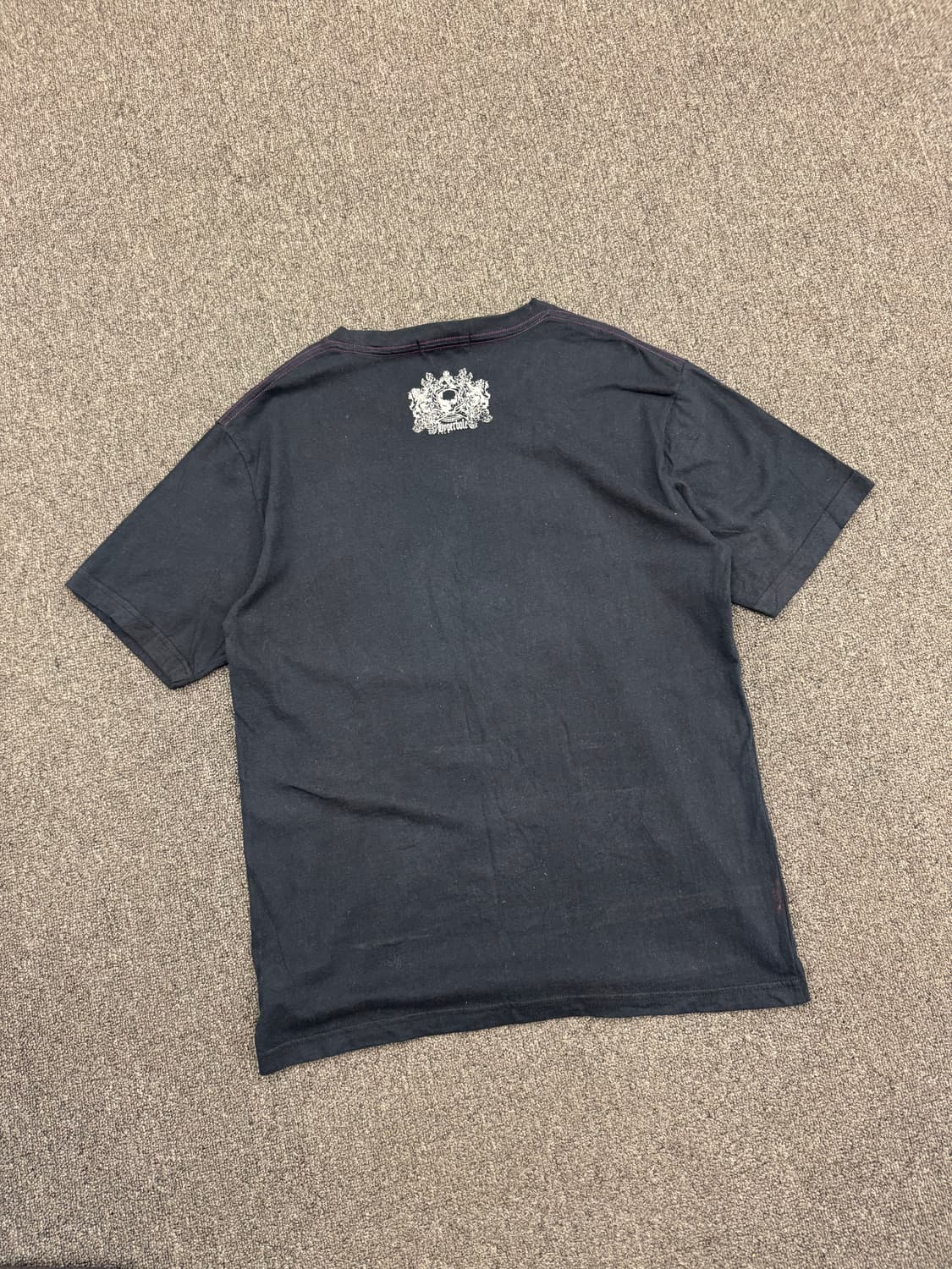 LL)Calm Slow 빈티지 Y2K 스컬 프린팅 반팔 티셔츠 상품이미지4