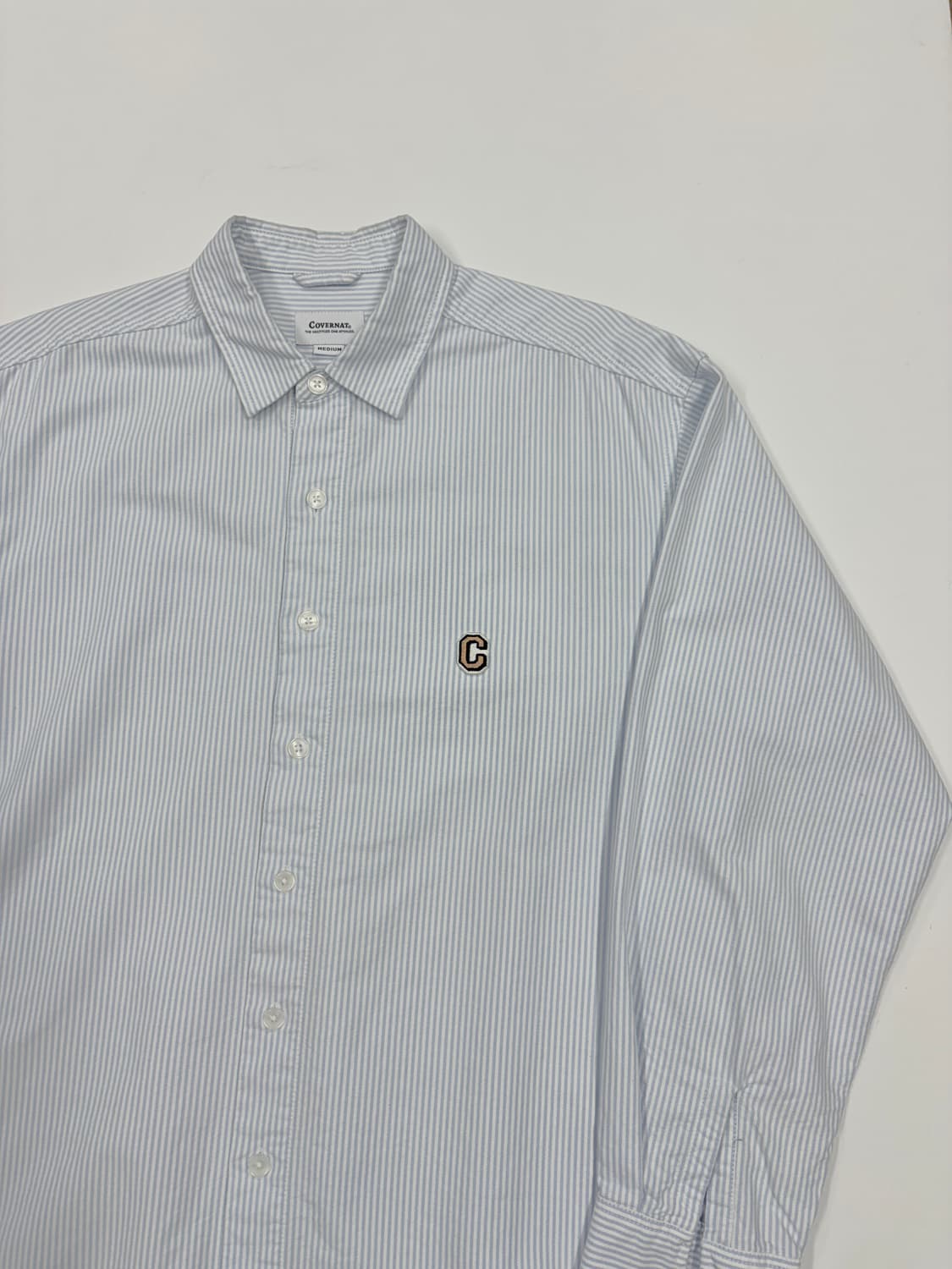 커버낫 옥스포드 스트라이프 셔츠 상품이미지2