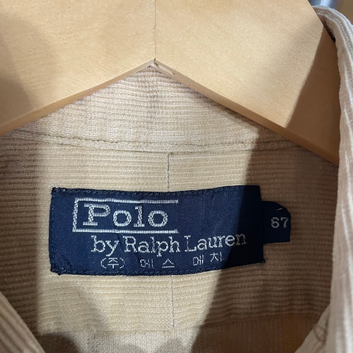 1980s 폴로 랄프로렌 에스에치 코듀로이 셔츠 상품이미지6