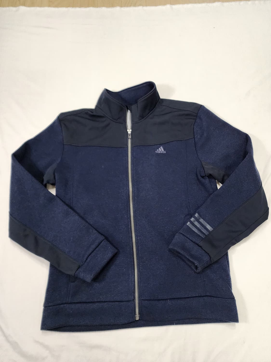 아디다스 골프 플리스 네이비 집업 자켓 상품이미지1