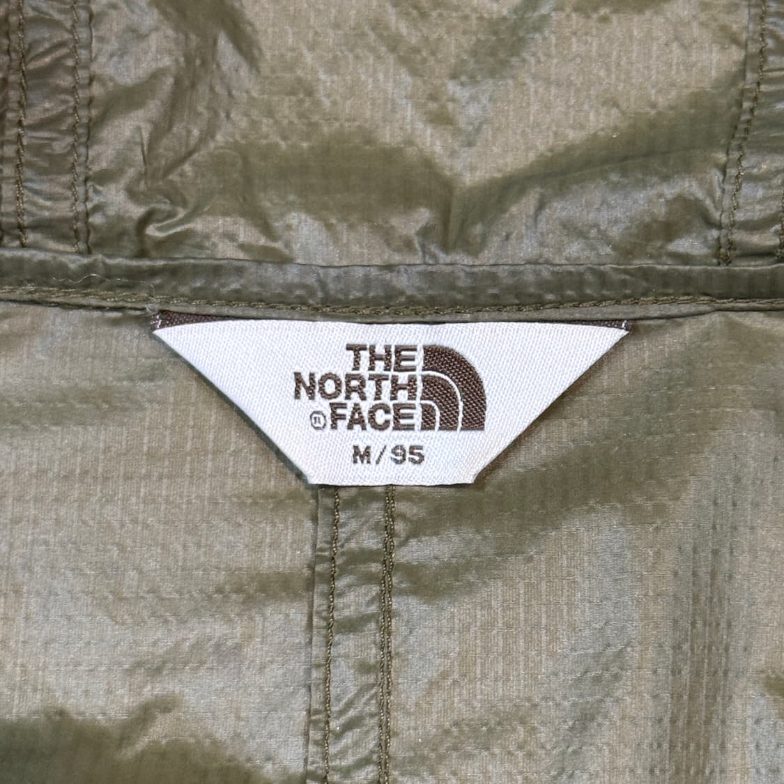 M) 노스페이스 올리브 카키 후드 얇은 바람막이 상품이미지8