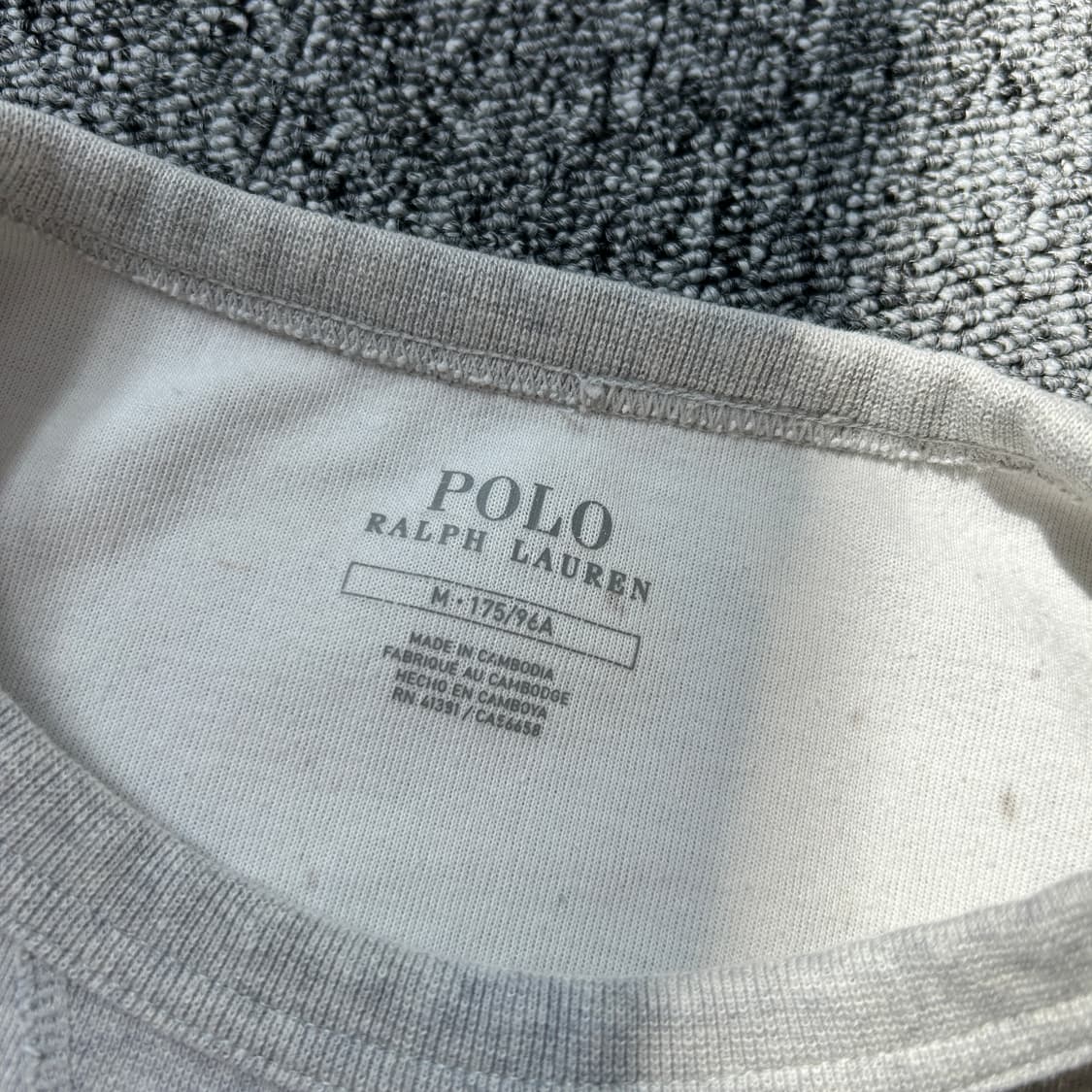 폴로 랄프로렌 그레이 크루넥 맨투맨 상품이미지8