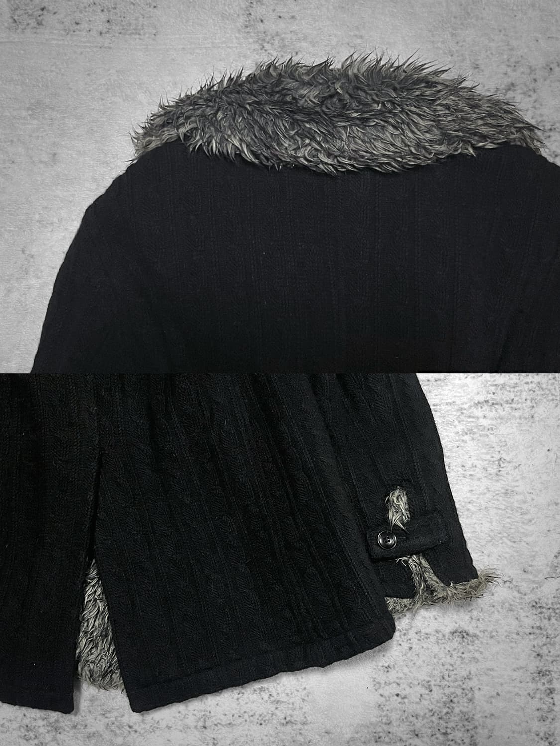 (L7 real hip) 00s archive fur knit  상품이미지7