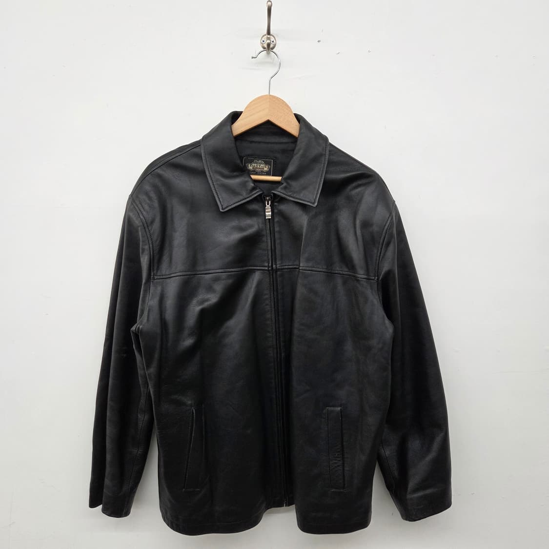 양가죽 블랙 남성 자켓 남XL 상품이미지1