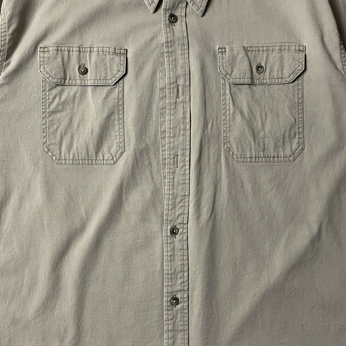 WRANGLER 랭글러 빈티지 베이지 플랩포켓 반팔 셔츠 A00759 상품이미지3