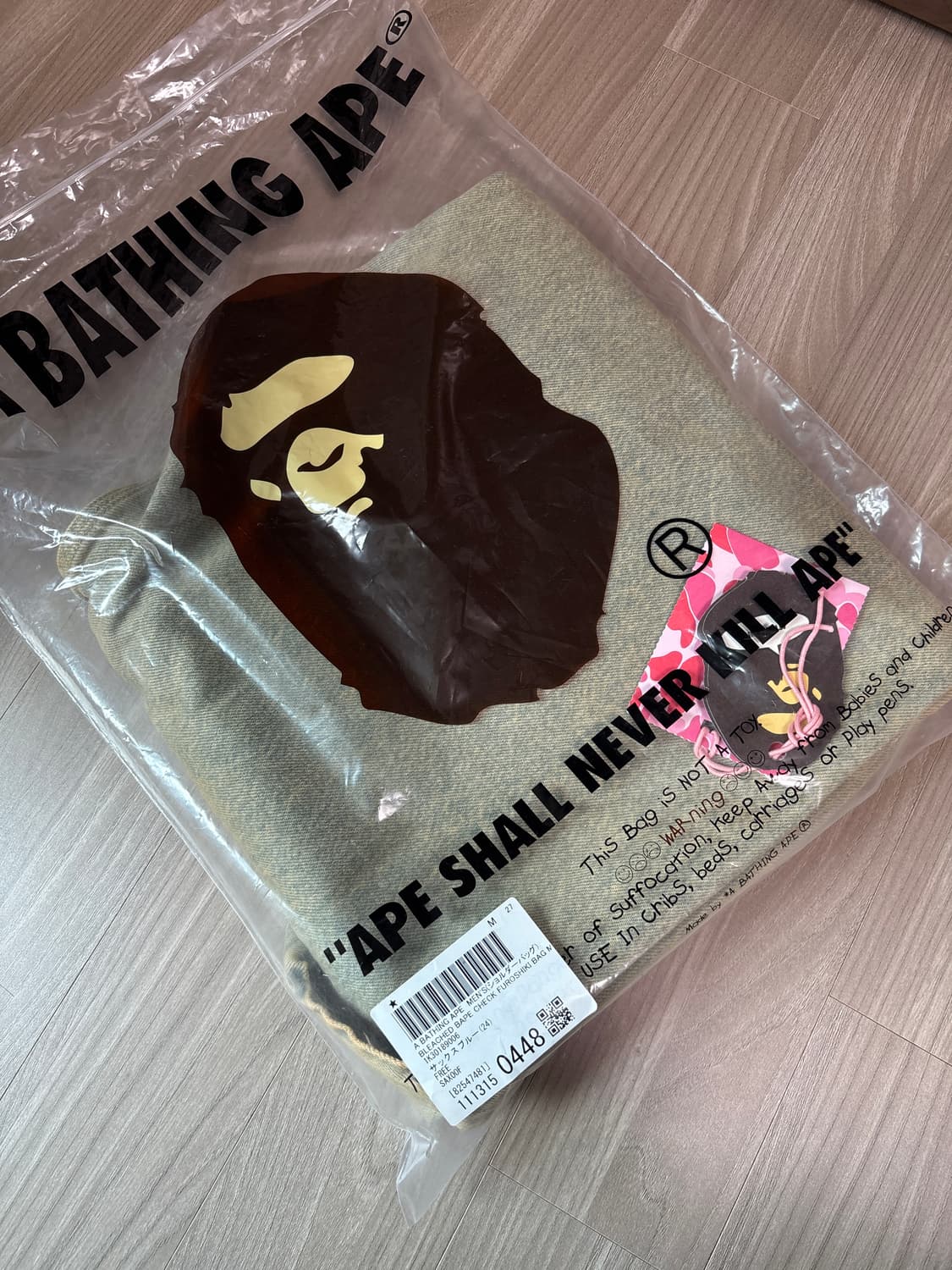 베이프 오버다잉 더블니 워크팬츠 데님 상품이미지5