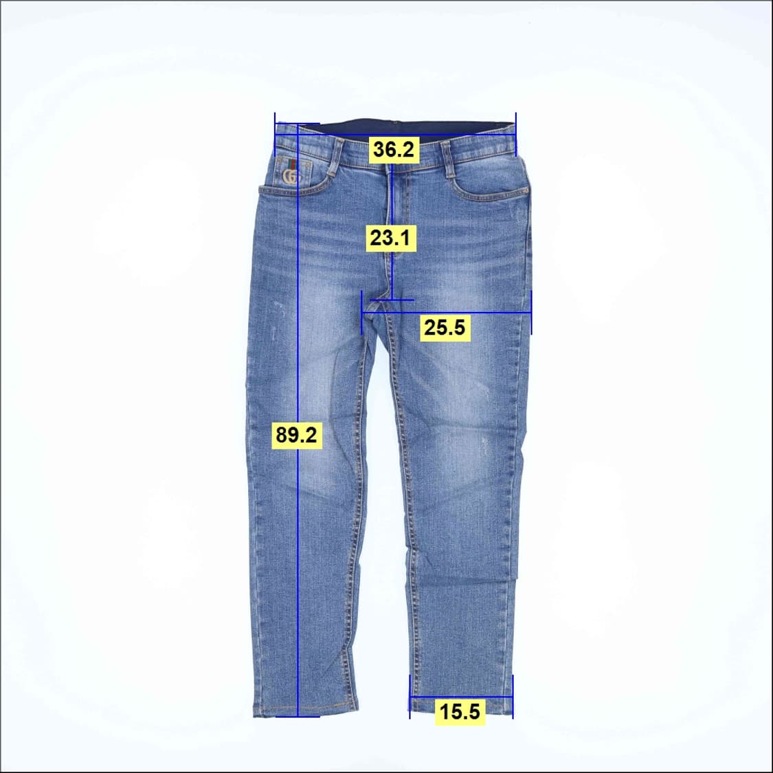 L 고급 여성 히든밴딩 데님팬츠 0121H2 상품이미지6