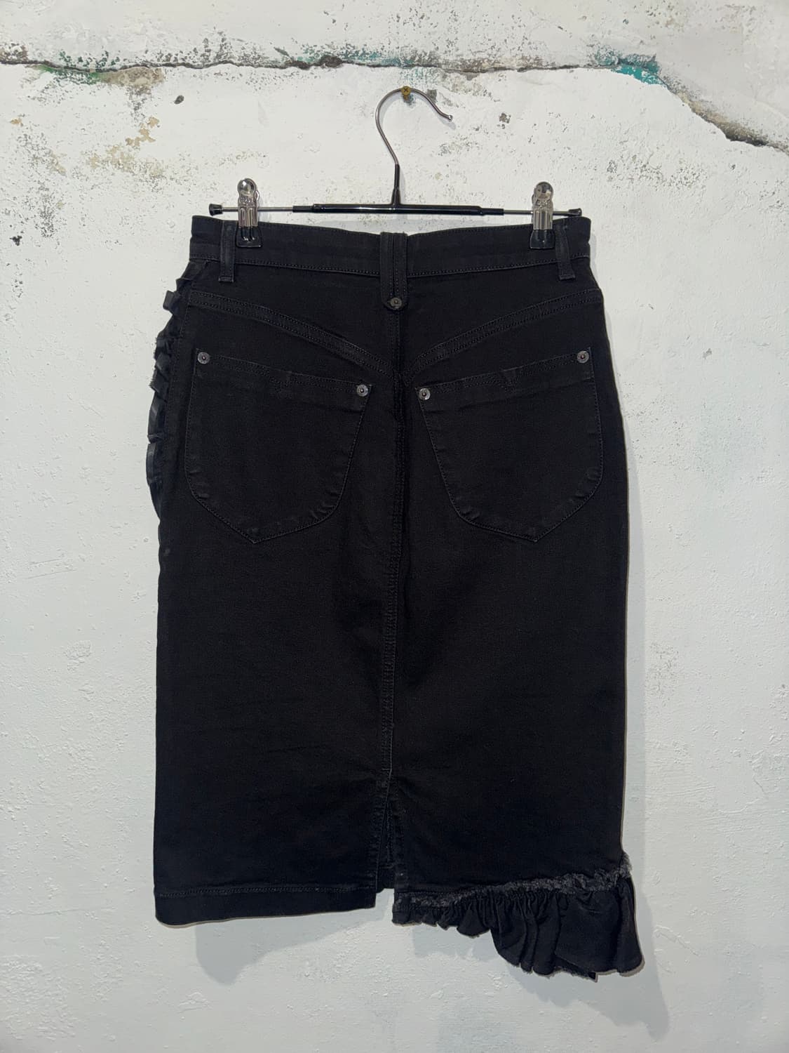 디젤 프릴 데님 스커트 상품이미지5