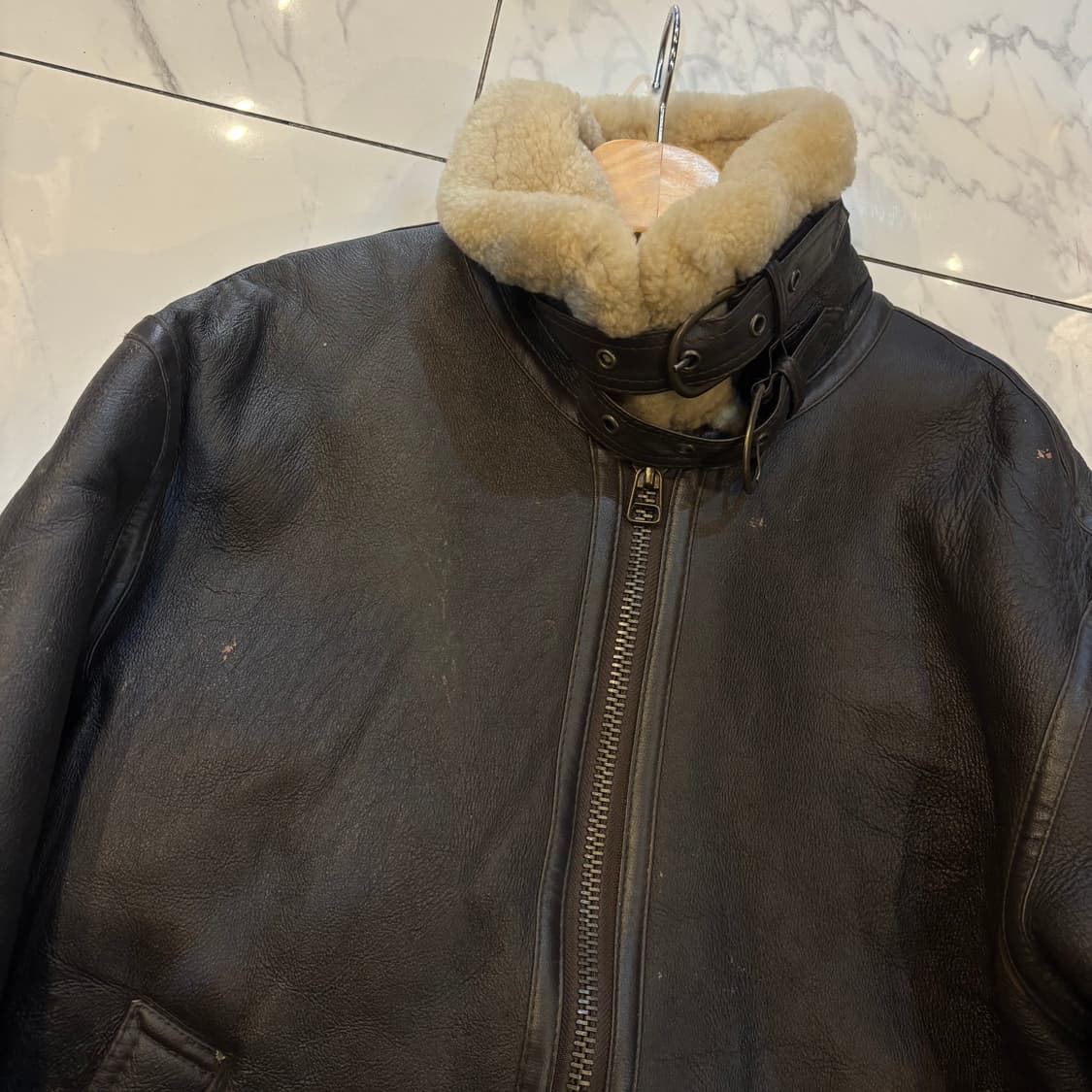 B-3 양가죽 무스탕 자켓  상품이미지2