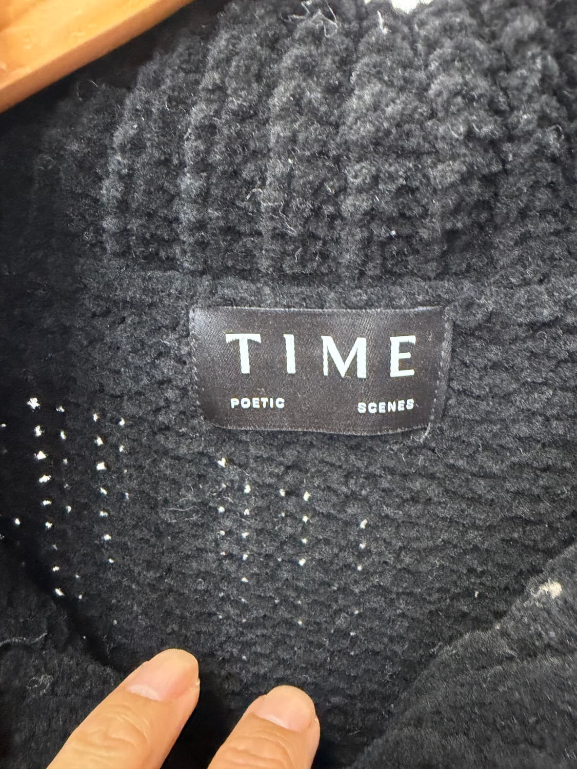 정품) TIME 타임 한섬 22ss 블랙 니트 베스트 조끼 90F 상품이미지7