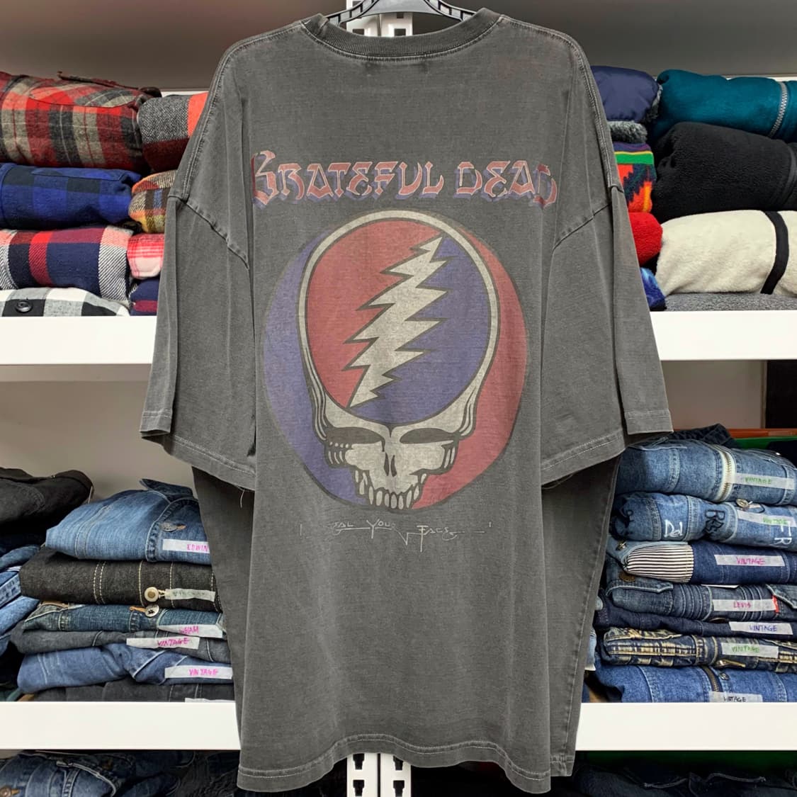 [2XL] VTG 그레이트풀 데드 피그먼트다잉 티셔츠 상품이미지3