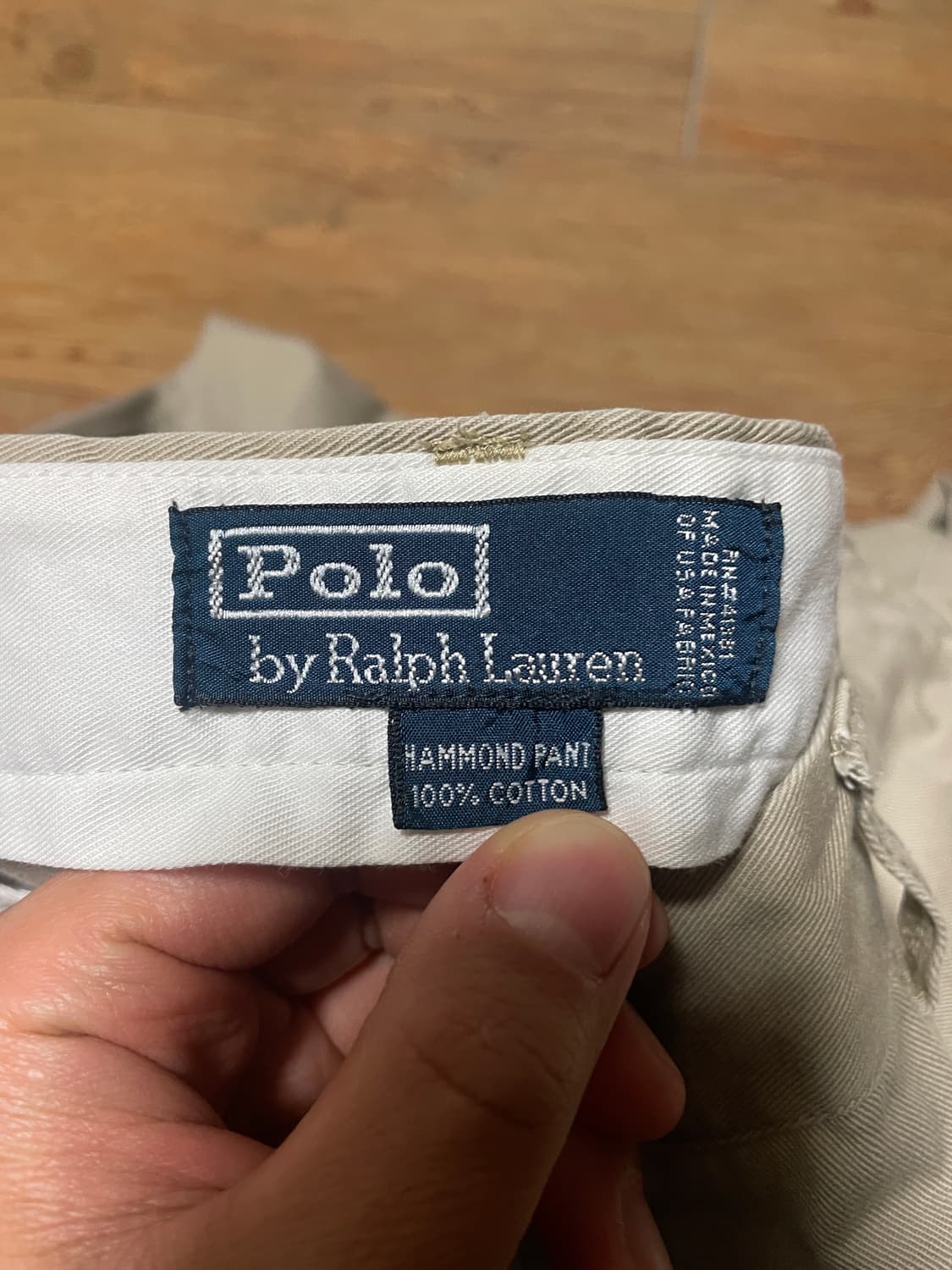 90s 폴로 랄프 로렌 하몬드 팬츠(투턱 치노 팬츠) 상품이미지4