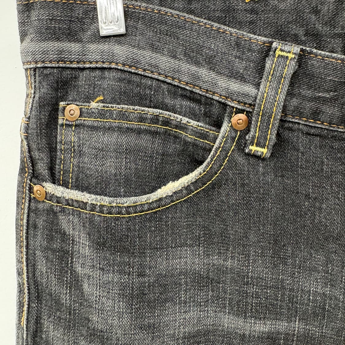 Lee Riders 블랙 데님 팬츠 32in 상품이미지4