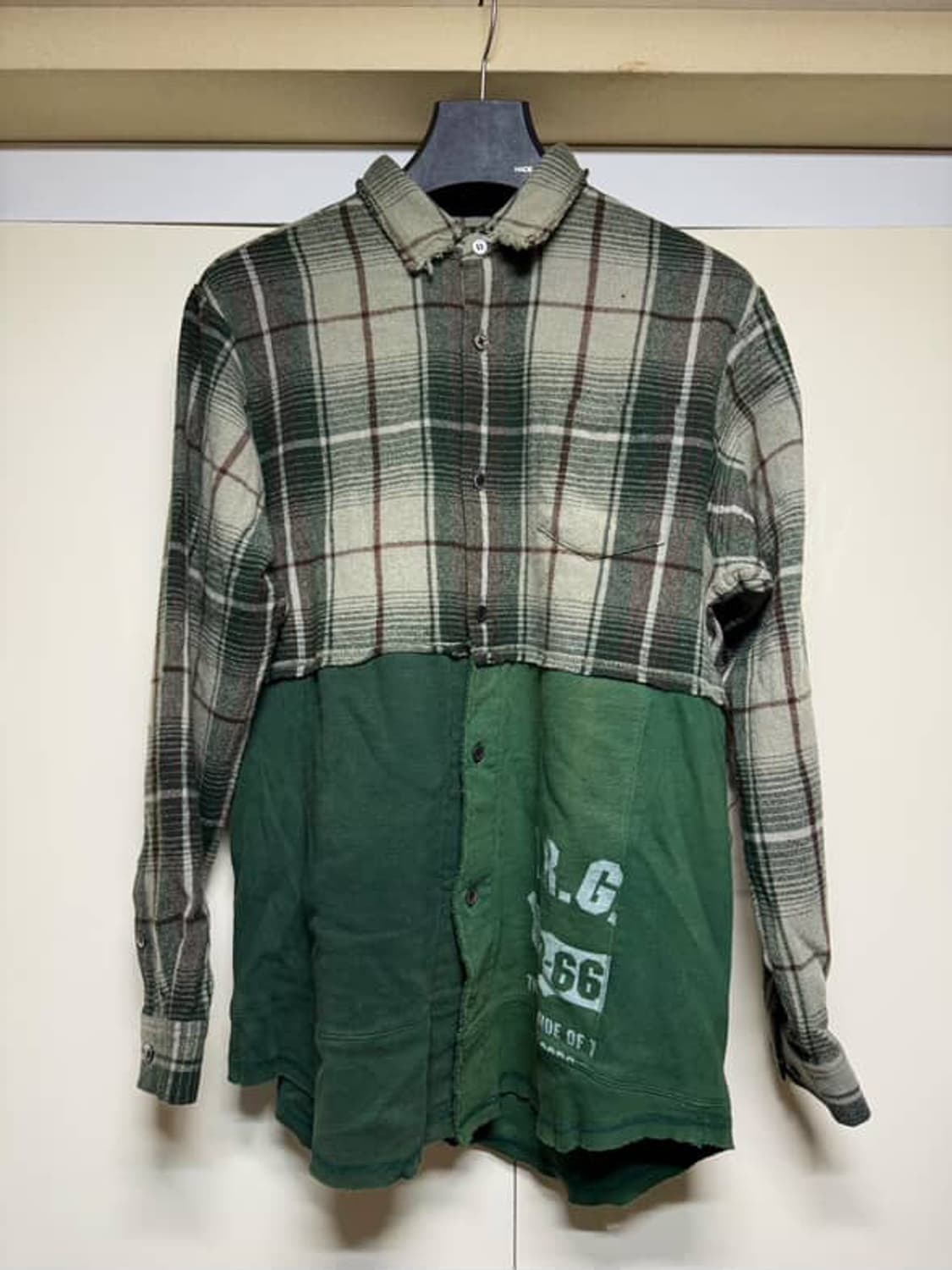 Undercover 03FW 페이퍼돌 하이브리드 플란넬 상품이미지1