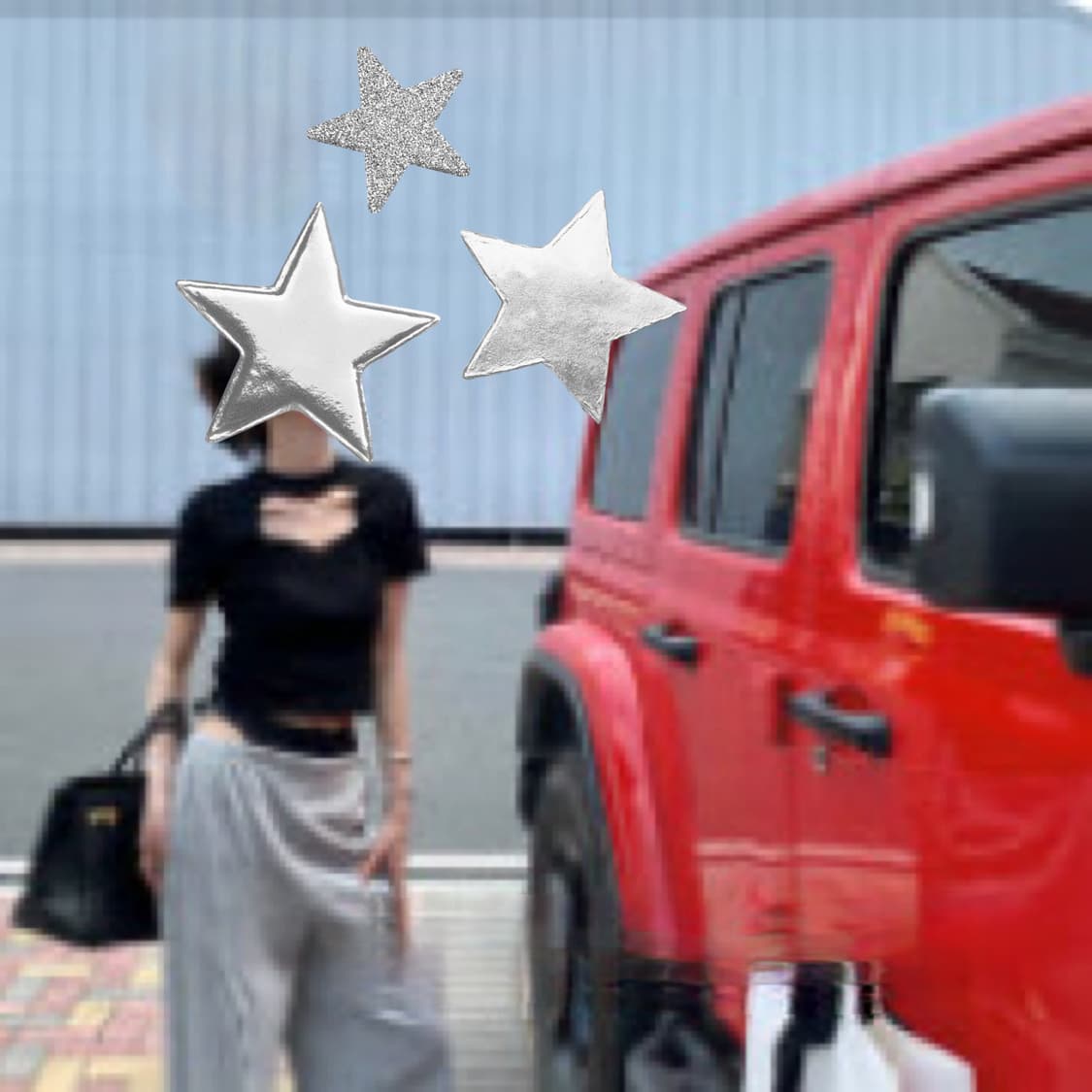 빈티지 클럽 오네갸루 블랙 컷아웃 반팔 티셔츠 상품이미지1