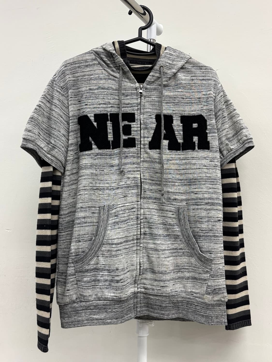 빈티지 롱슬리브 후드집업 코디세트 상품이미지1