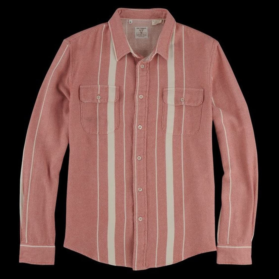 리바이스 LVC 1950'S 숏혼 셔츠 롱보드 레드 S 상품이미지8